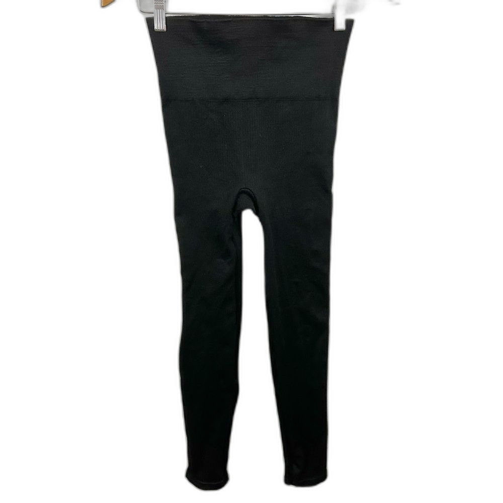 SPANX Black Look-At-Me Leggings Size Large - Picture 3 of 14